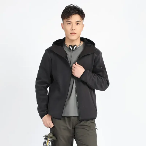 碳灰-1 سوییشرت humtto 38W205A2 - Image 1